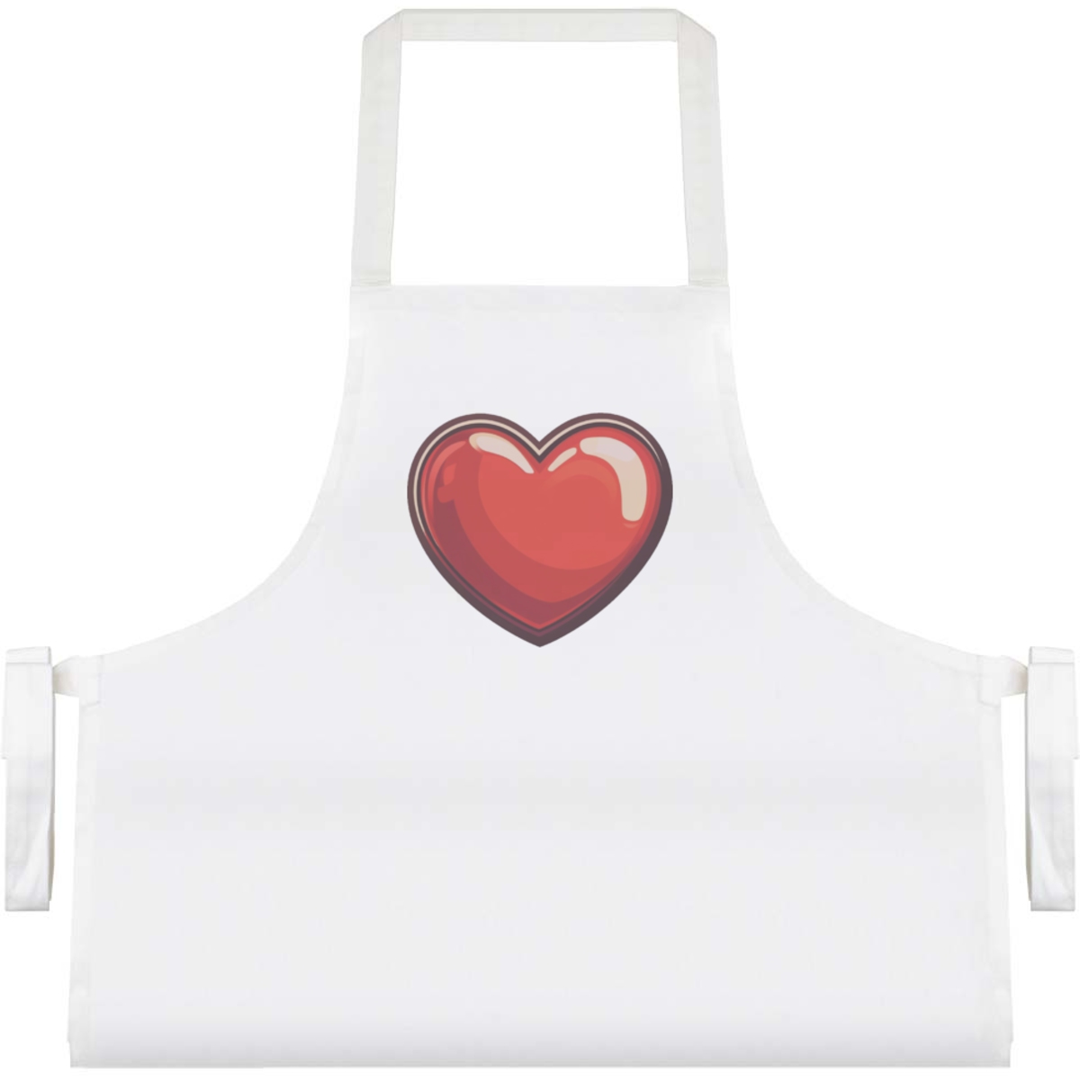 'Valentine's Heart' Unisex Cooking Apron (AP00077182)