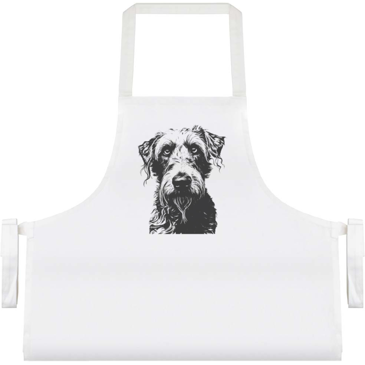 'Irish Wolfhound Portrait' Unisex Cooking Apron (AP00078124)