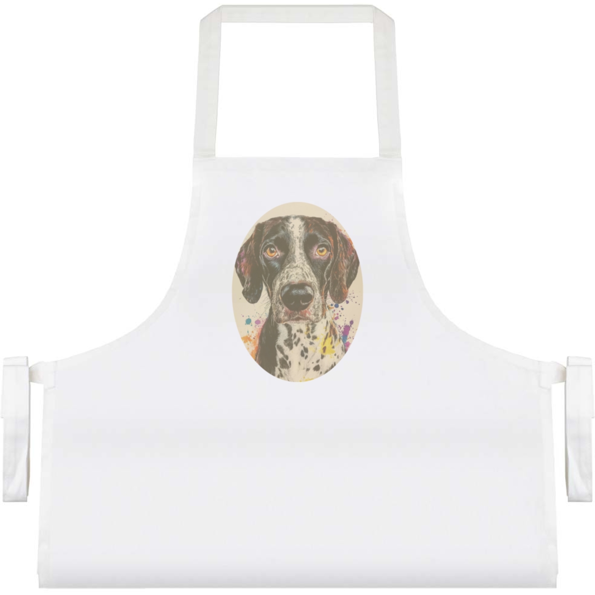 'German Shorthaired Pointer Portrait' Unisex Cooking Apron (AP00078393)