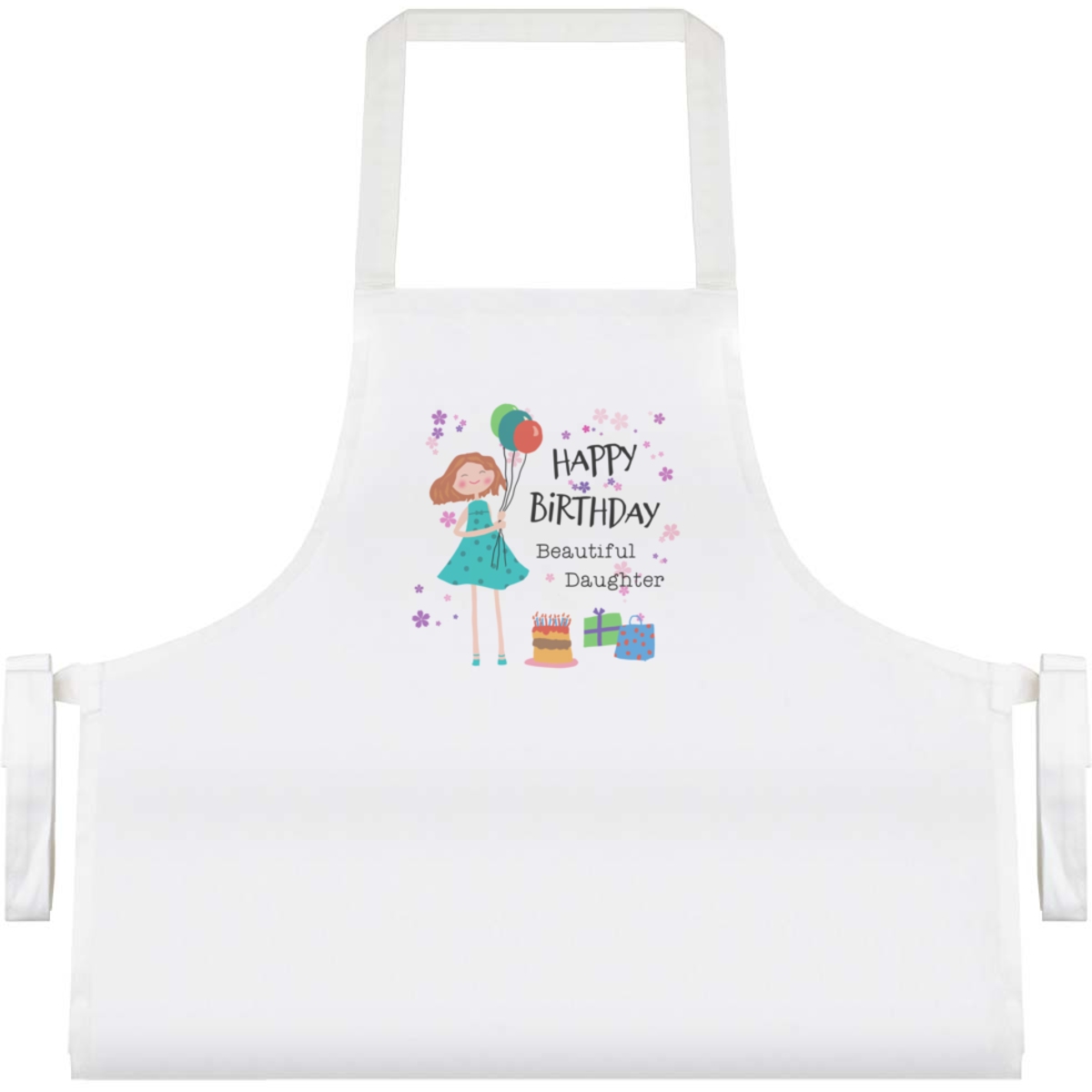 'Happy Birthday Daughter' Unisex Cooking Apron (AP00078722)