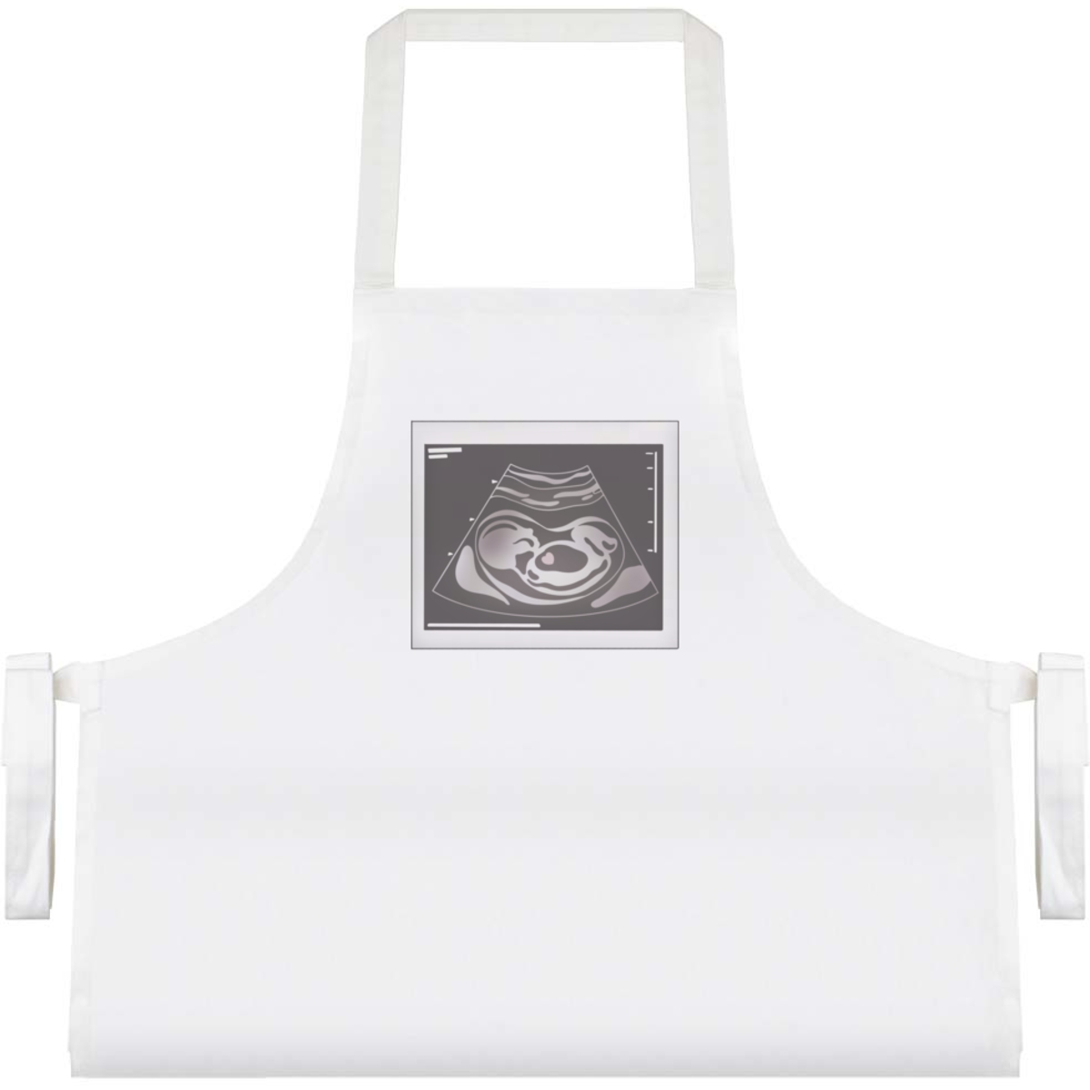 'Ultrasound Baby Photo' Unisex Cooking Apron (AP00078903)