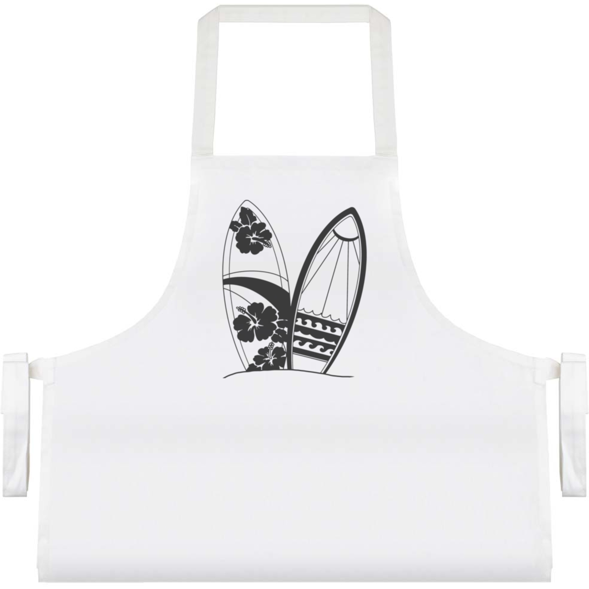 'Decorative Surfboards' Unisex Cooking Apron (AP00079039)