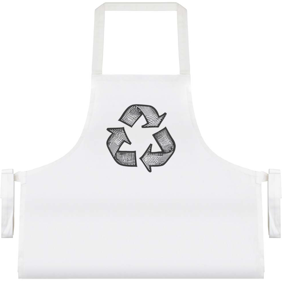 'Recycling Symbol' Unisex Cooking Apron (AP00082743)