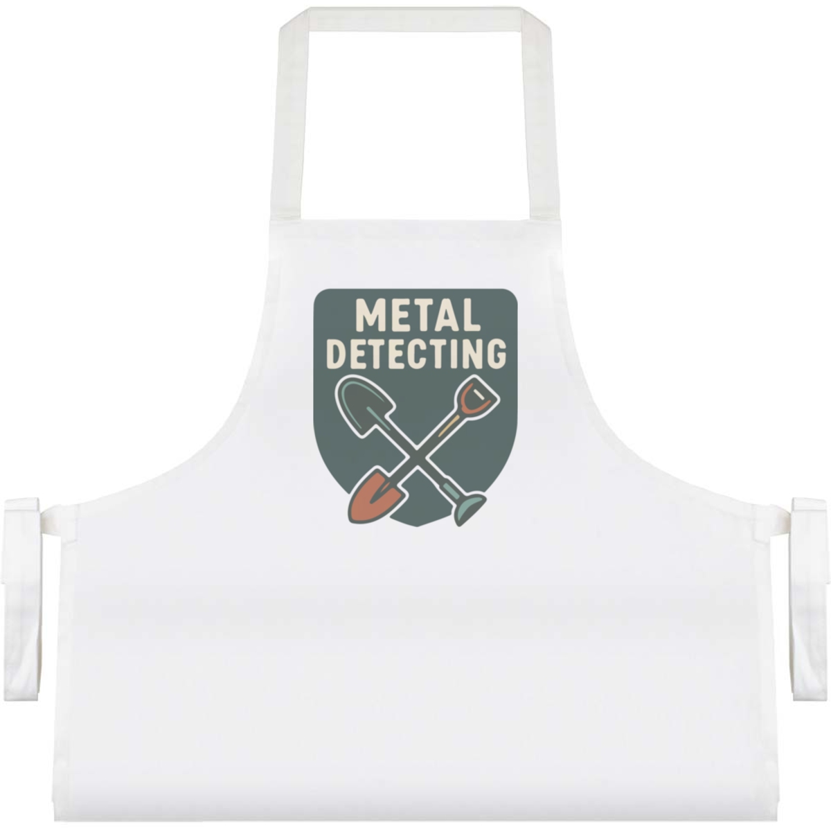 'Metal Detecting Motif' Unisex Cooking Apron (AP00083965)