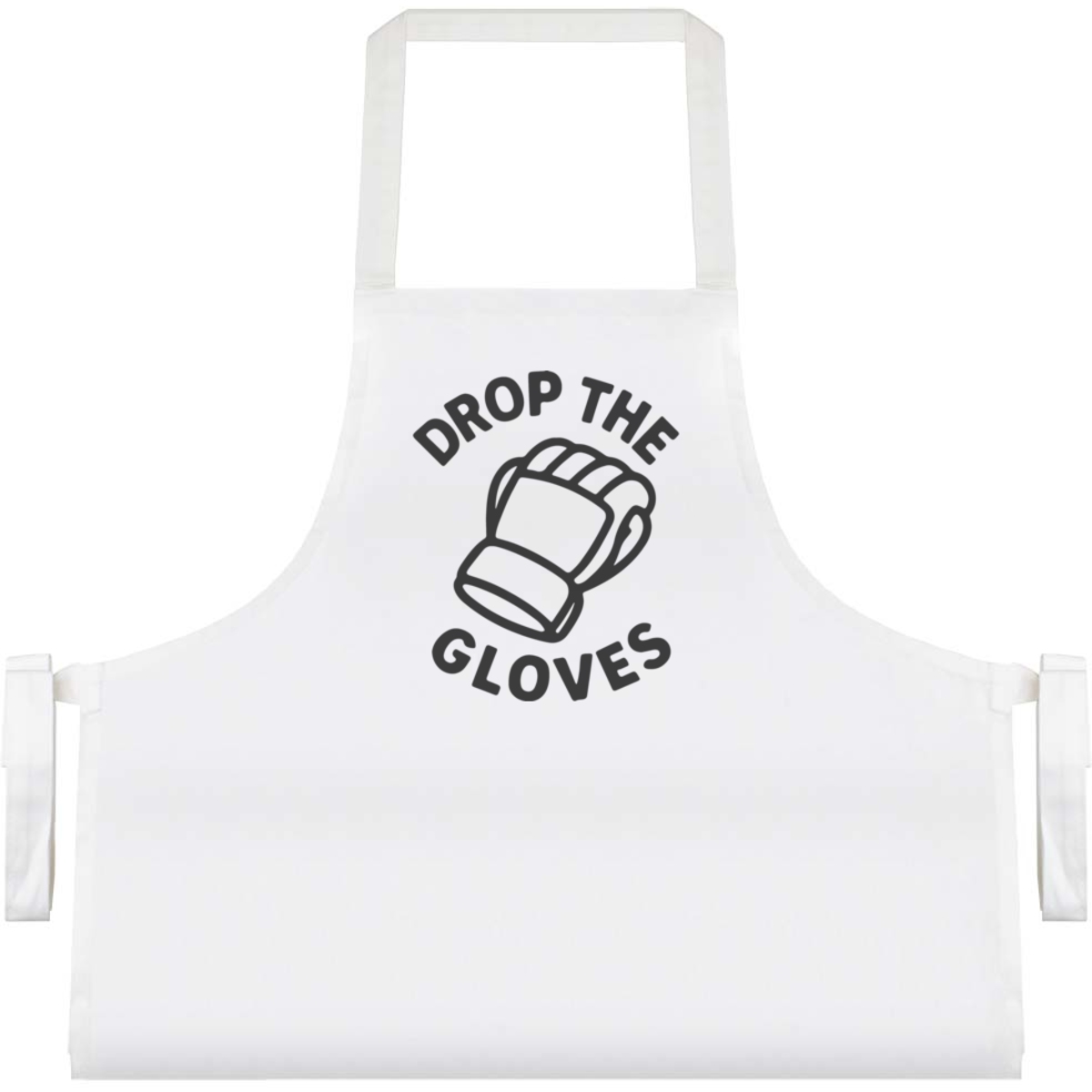 'Contest Sport Emblem' Unisex Cooking Apron - White - Unisex Kitchen Bib for Baking, Barbecues, Crafts and Gifts (AP00085061)