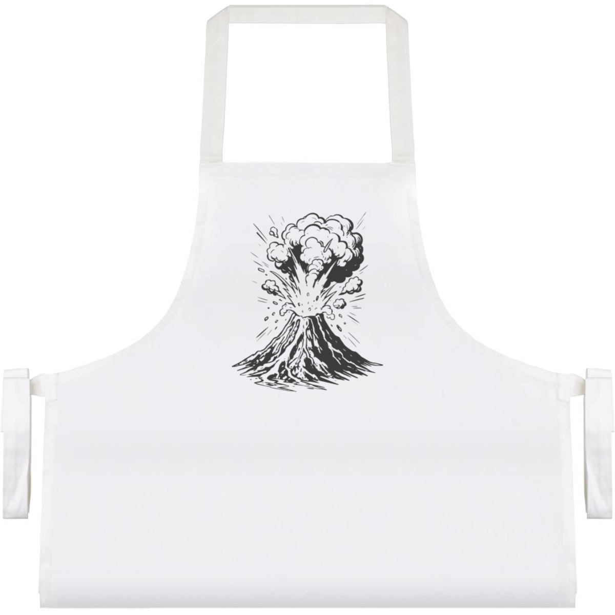 'Volcanic Eruption' Unisex Cooking Apron (AP00085725)