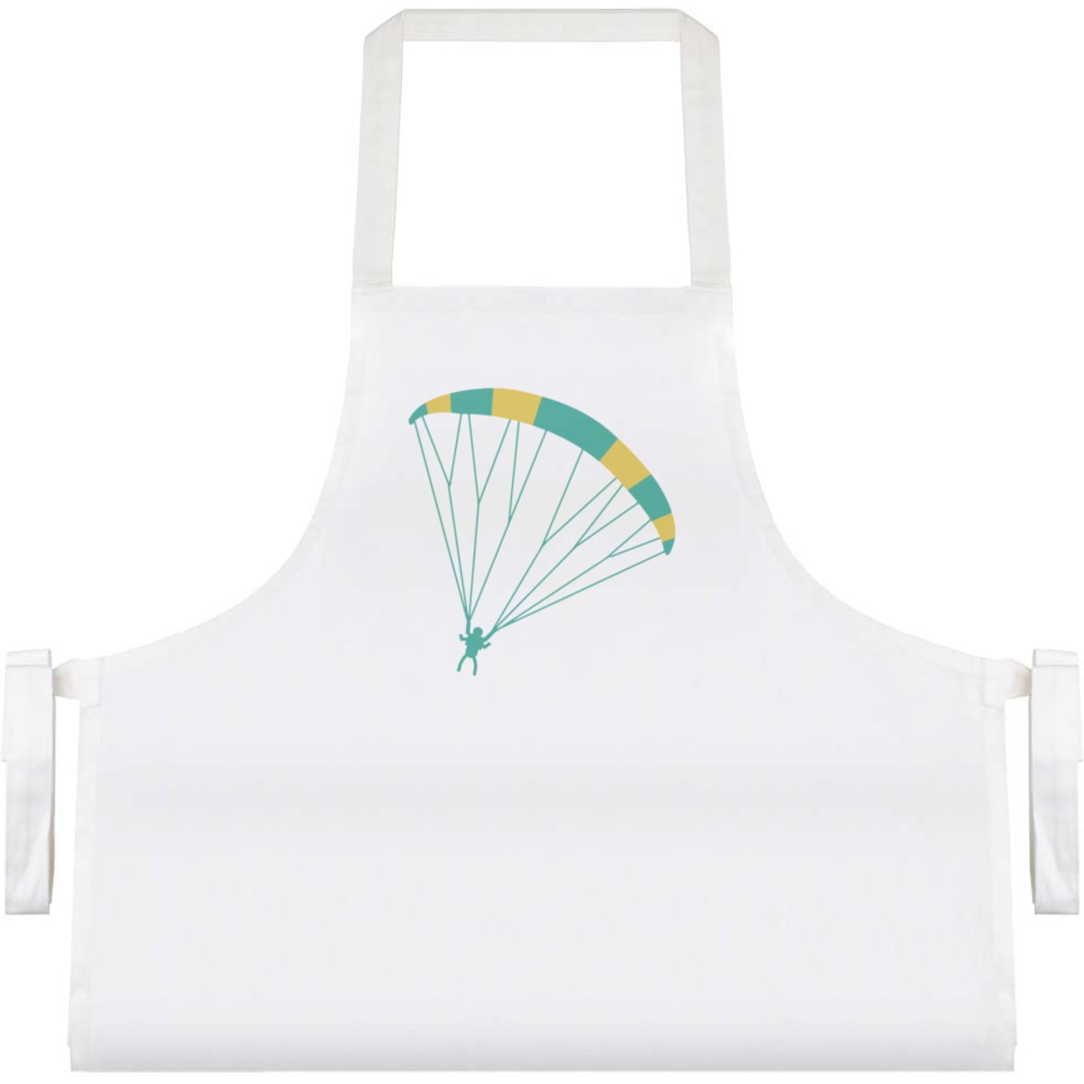 'Skydiver with Colorful Parachute' Unisex Cooking Apron (AP00092822)