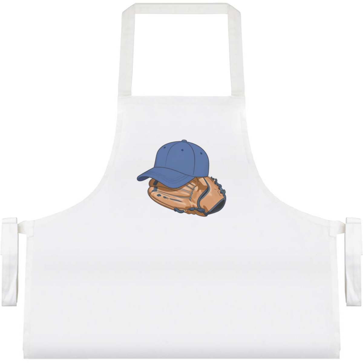 'Baseball Glove & Cap' Unisex Cooking Apron (AP00097184)