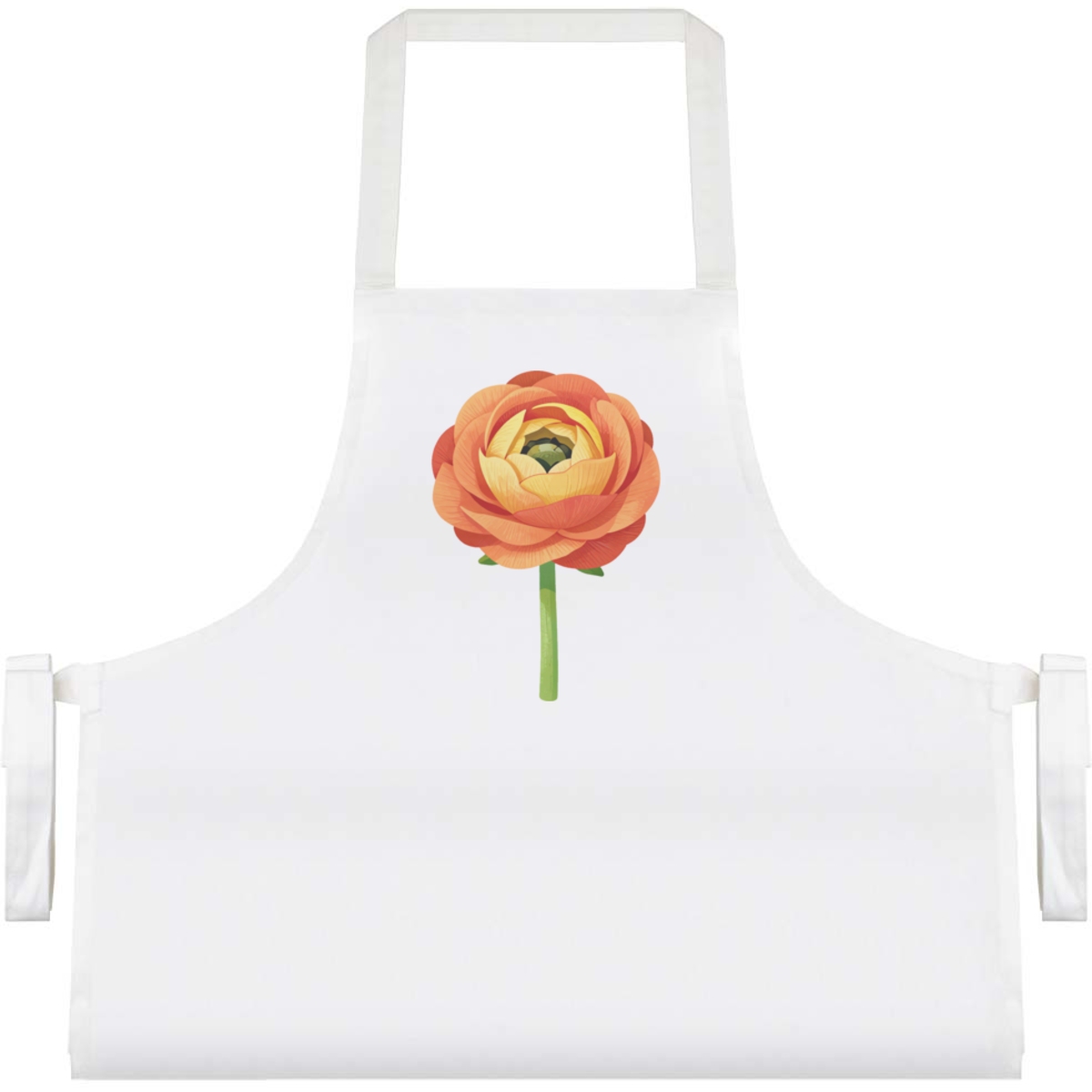 'Ranunculus Flower' Unisex Cooking Apron (AP00098570)