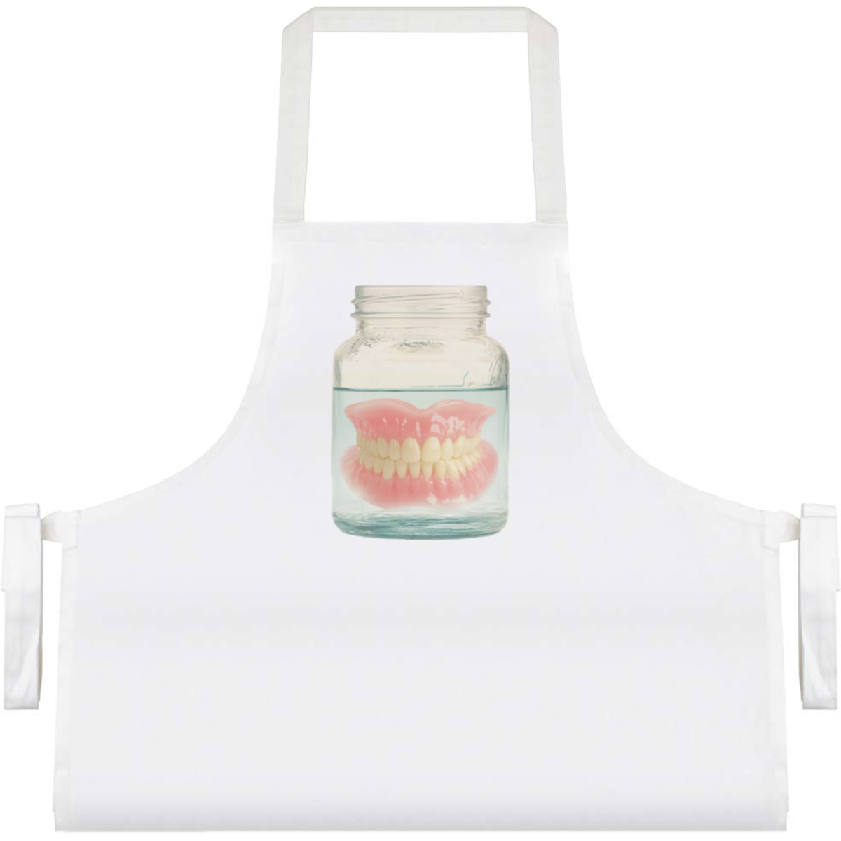 'Dentures in Jar' Unisex Cooking Apron (AP00098836)