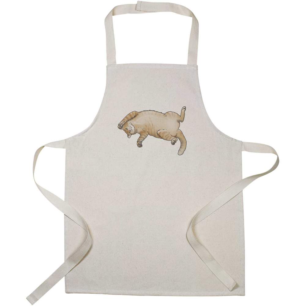 'Chubby Ginger Cat' Kid’s Cooking Apron (AP00036544)