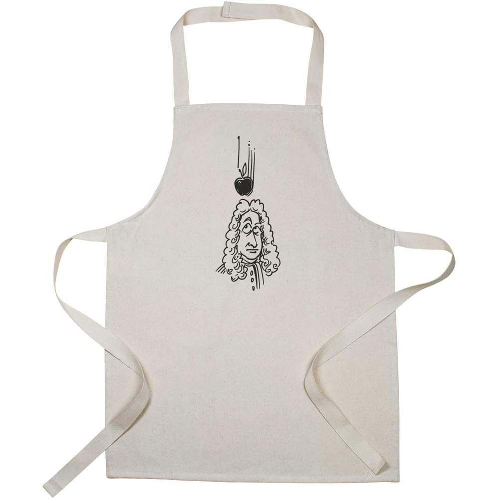'Isaac Newton & Apple' Kid’s Cooking Apron (AP00037857)