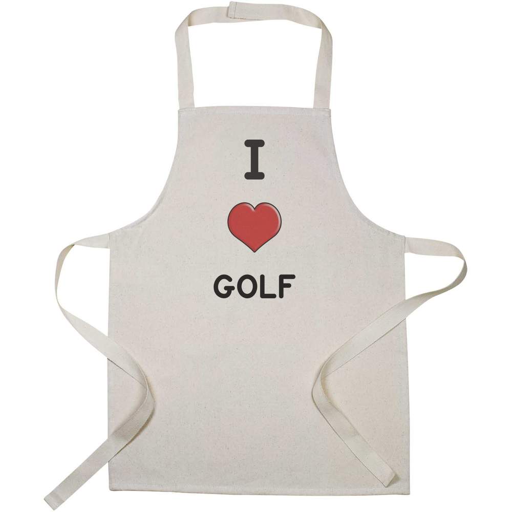 'I Love Golf' Kid’s Cooking Apron (AP00042314)