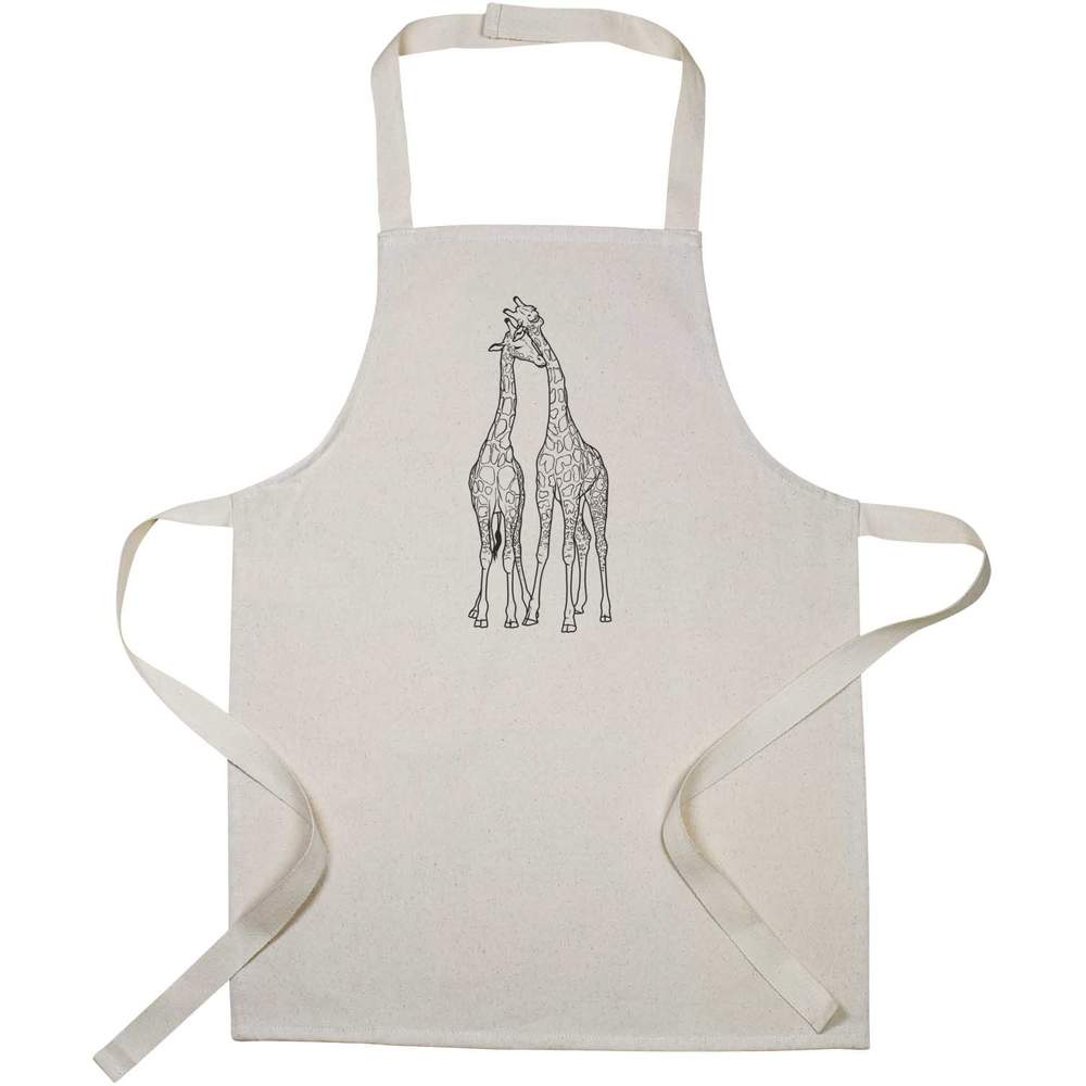 'Cuddling Giraffes' Kid’s Cooking Apron (AP00044425)