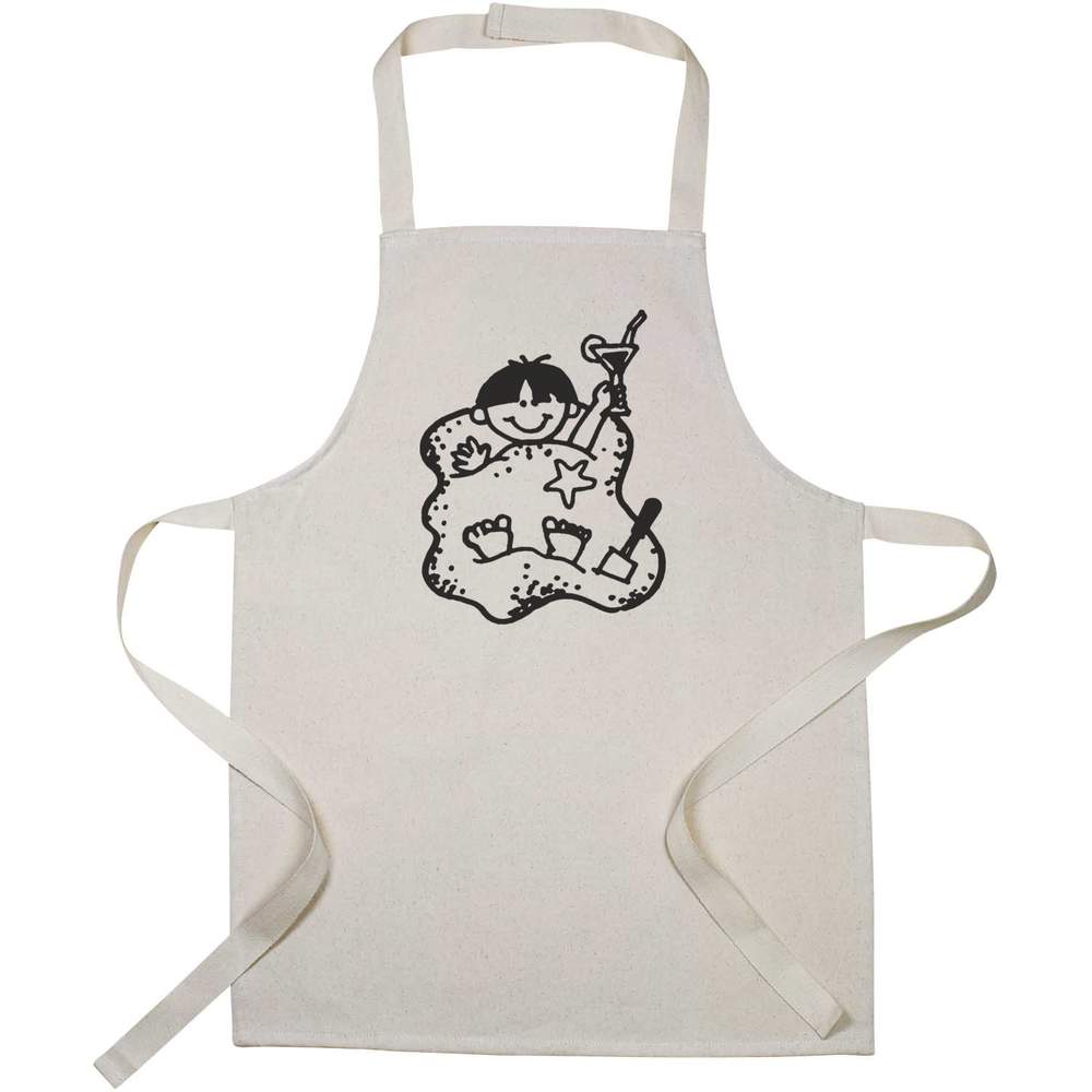 'Person In The Sand' Kid’s Cooking Apron (AP00051986)