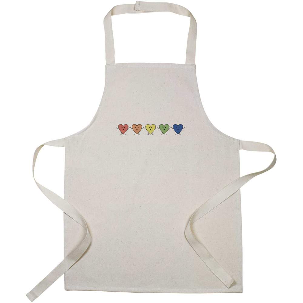 'Rainbow Happy Love Heart Friends' Kid’s Cooking Apron (AP00063664)