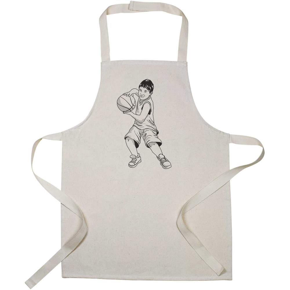 'Basket Ball Boy' Kid’s Cooking Apron (AP00063942)