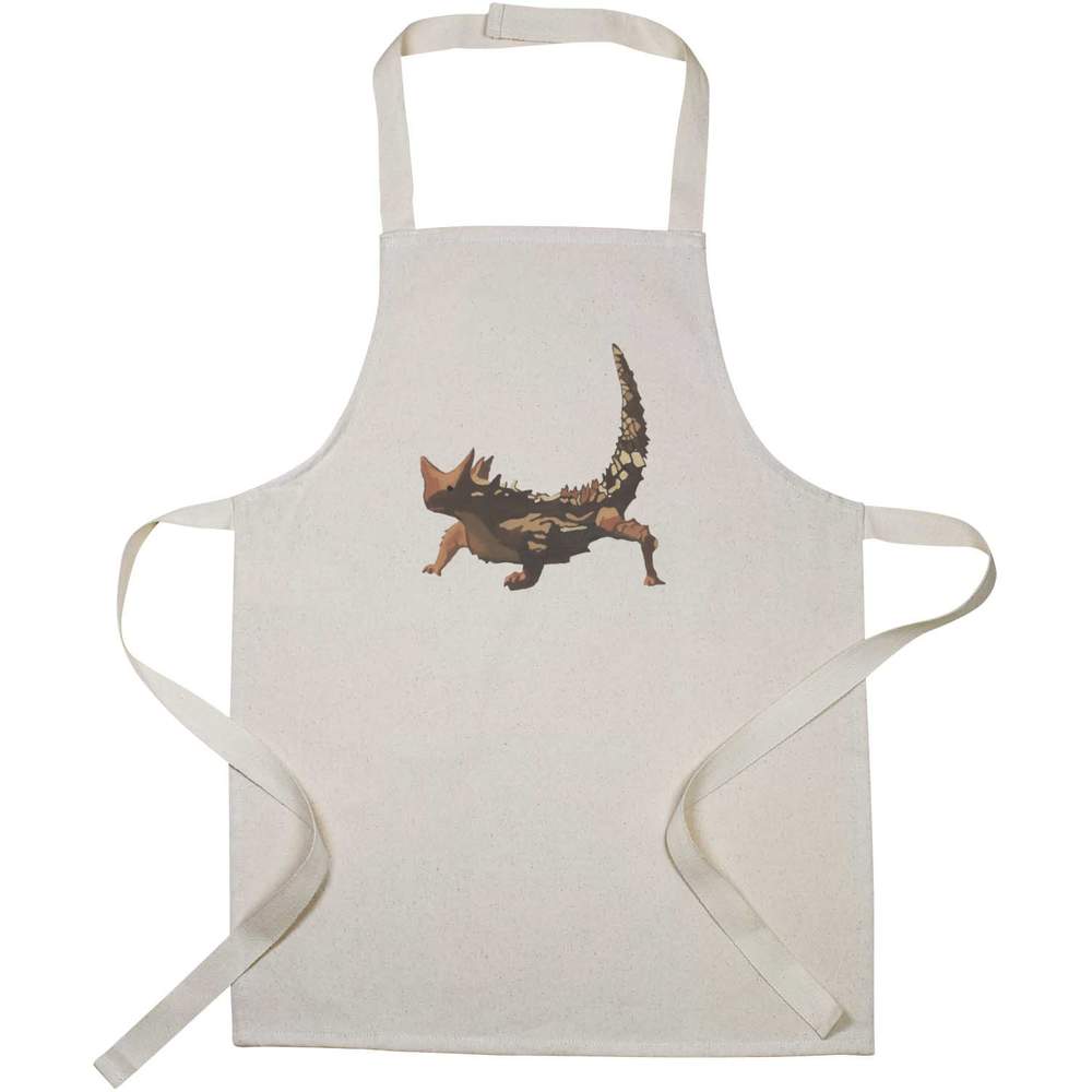 'Thorny Devil' Kids Canvas Cooking Apron - Children's Kitchen Bib for Baking, Crafts and Messy Play (AP00064194)