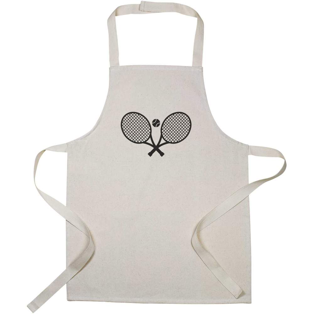 'Tennis Rackets And Ball' Kid’s Cooking Apron (AP00064819)