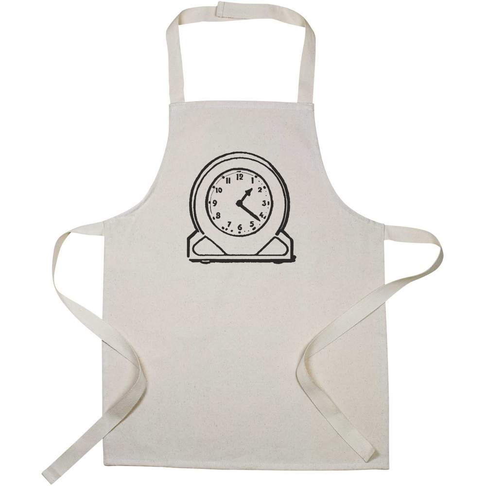 'Retro Analogue Desk Clock' Kid’s Cooking Apron (AP00066227)