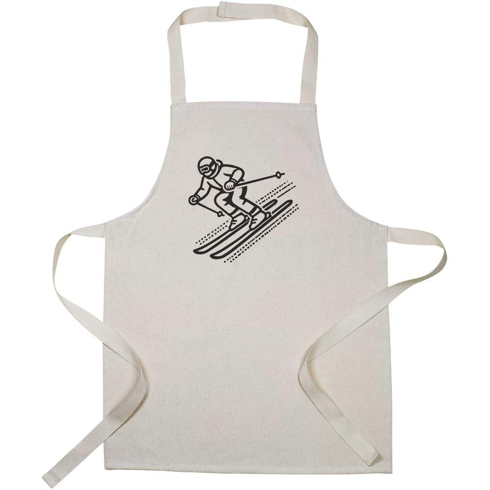 'Downhill Skiing' Kid’s Cooking Apron (AP00068868)