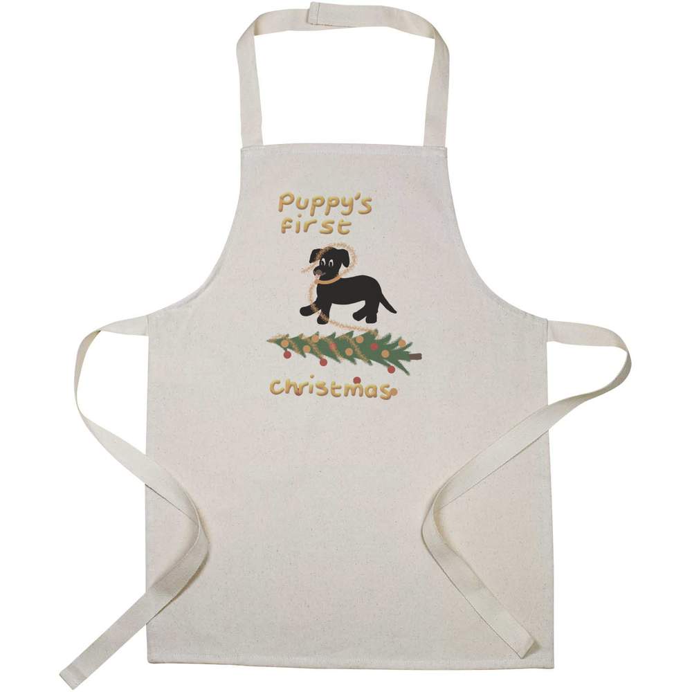 'Puppy's First Christmas ' Kid’s Cooking Apron (AP00074000)