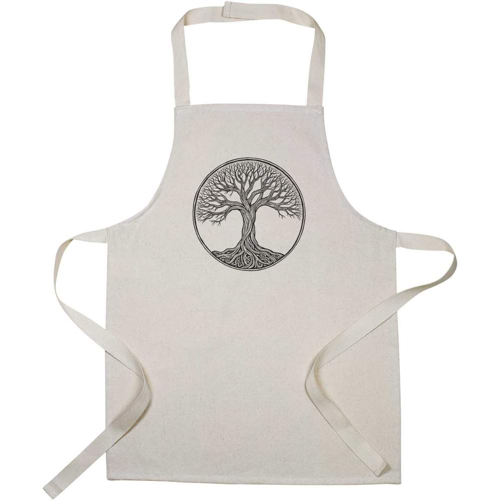 'Tree in Circle Frame' Kid’s Cooking Apron (AP00075060)