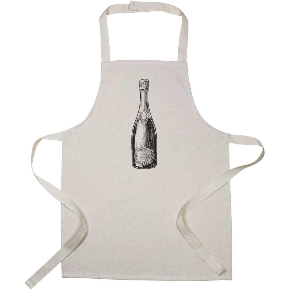 ' Sparkling Wine Bottle' Kid’s Cooking Apron (AP00076143)
