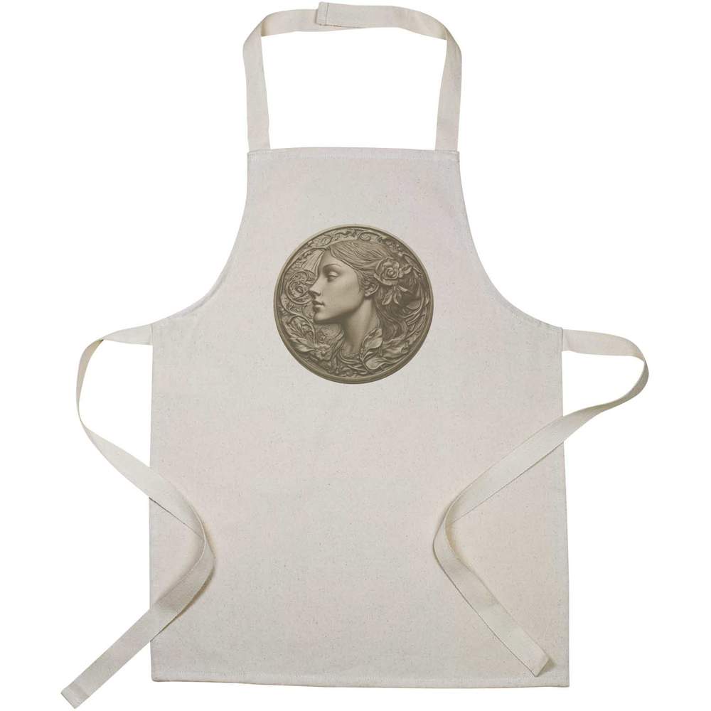 'Coin with Woman's Face' Kid’s Cooking Apron (AP00076399)
