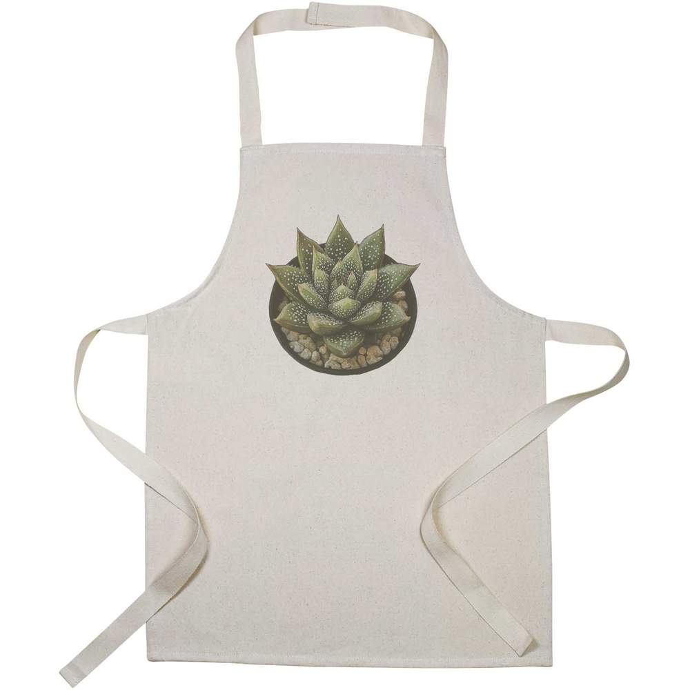 'Zebra Haworthia Succulent' Kid’s Cooking Apron (AP00077347)