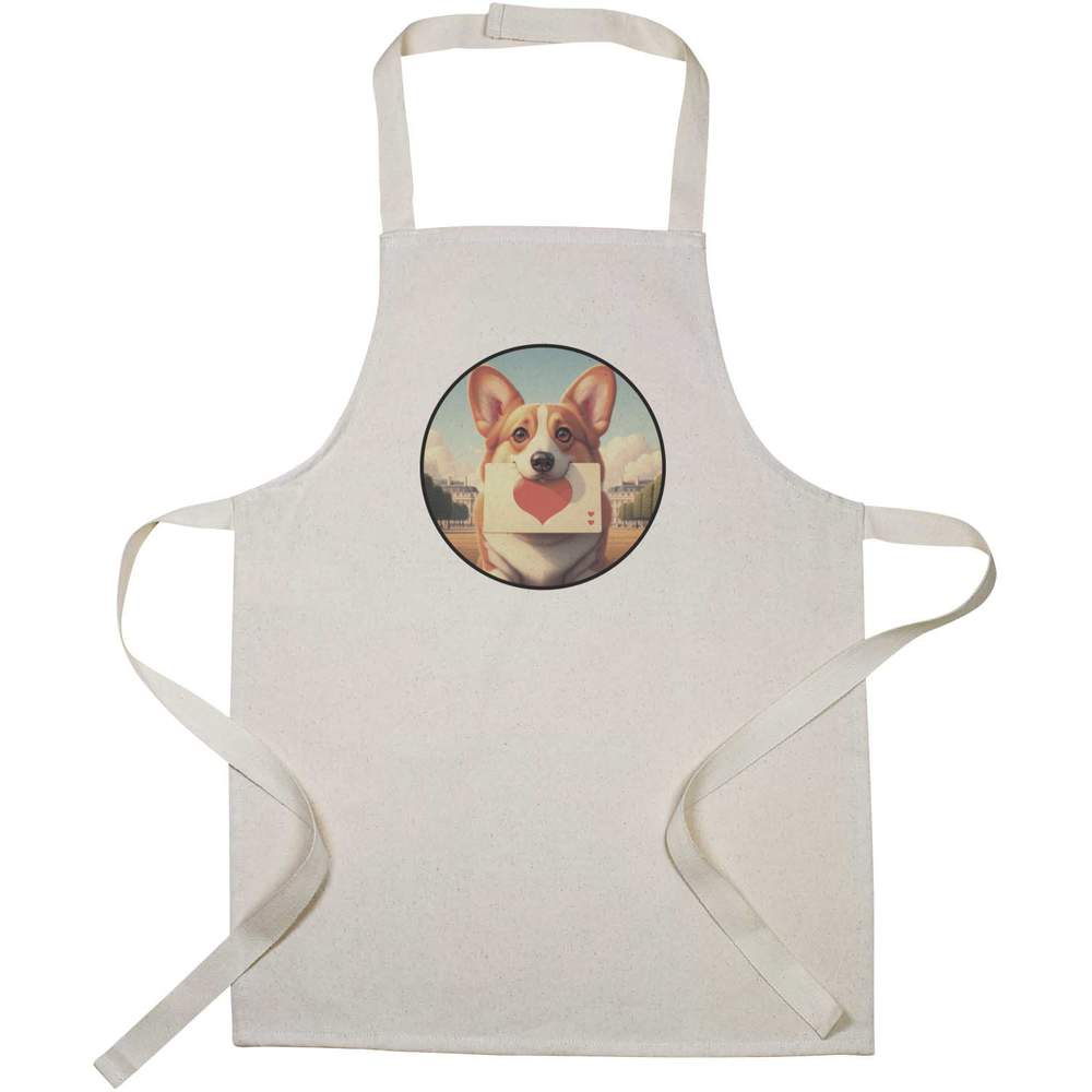 'Welsh Corgi Love Note' Kid’s Cooking Apron (AP00078839)