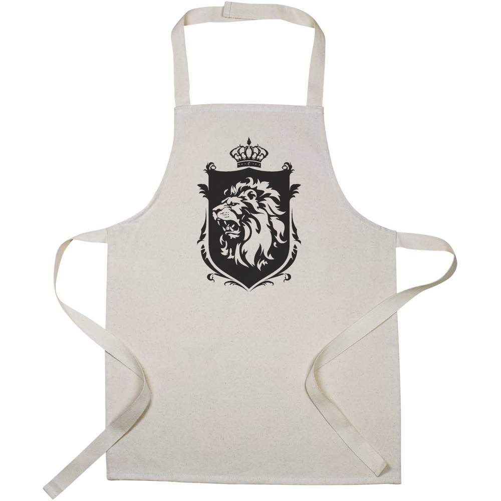 'Lion and Crown Coat of Arms' Kid’s Cooking Apron (AP00079663)