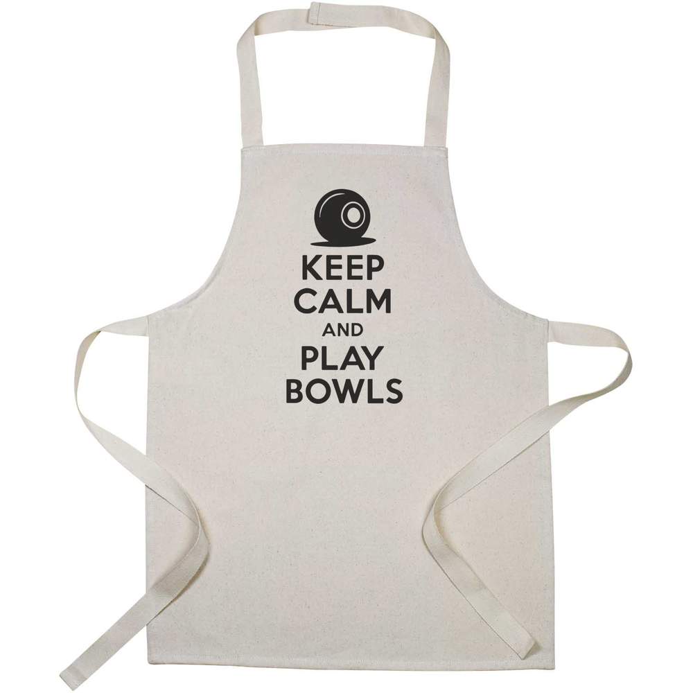 'Keep Calm and Play Bowls' Kid’s Cooking Apron (AP00081085)