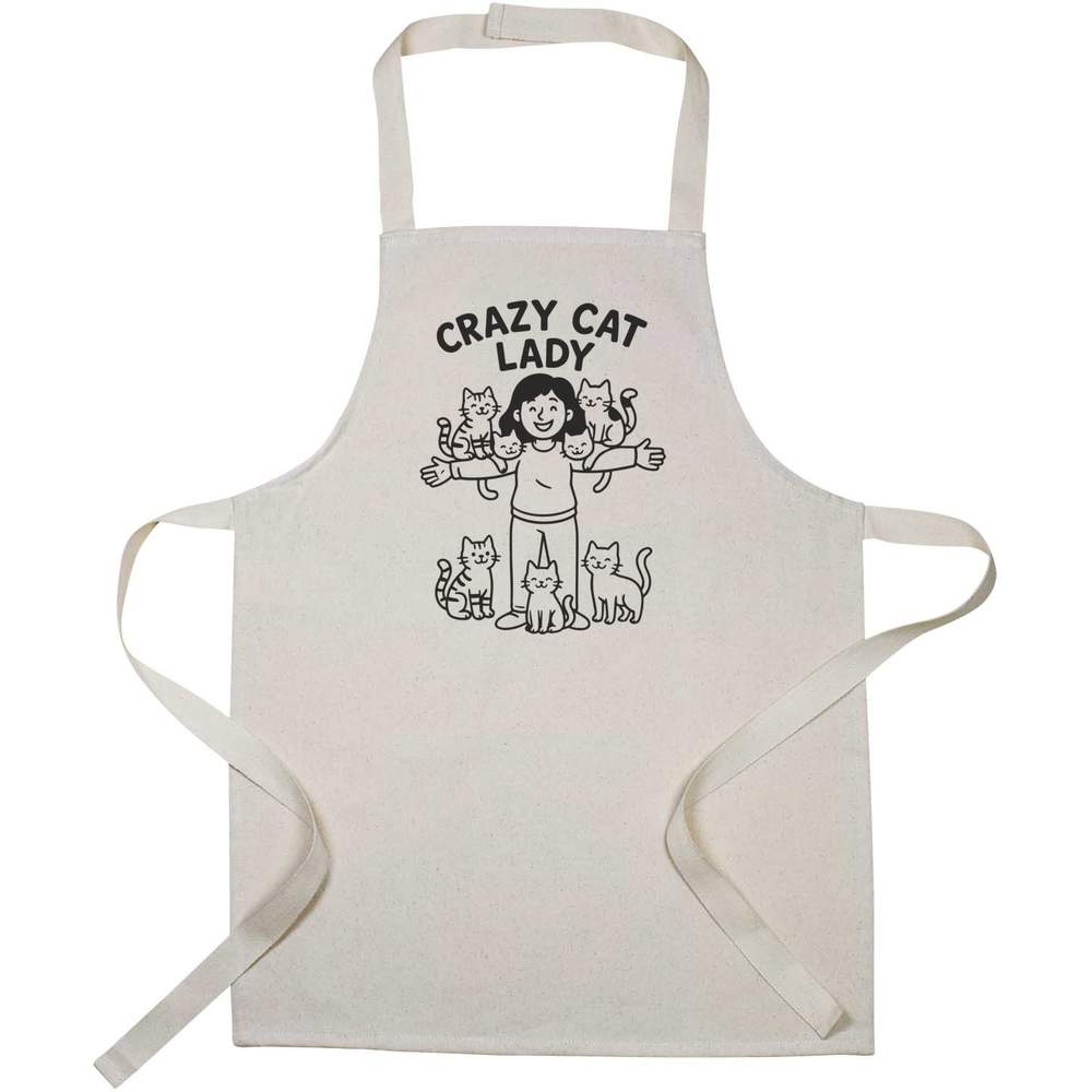 'Crazy Cat Lady Feline Friends' Kid’s Cooking Apron (AP00082349)