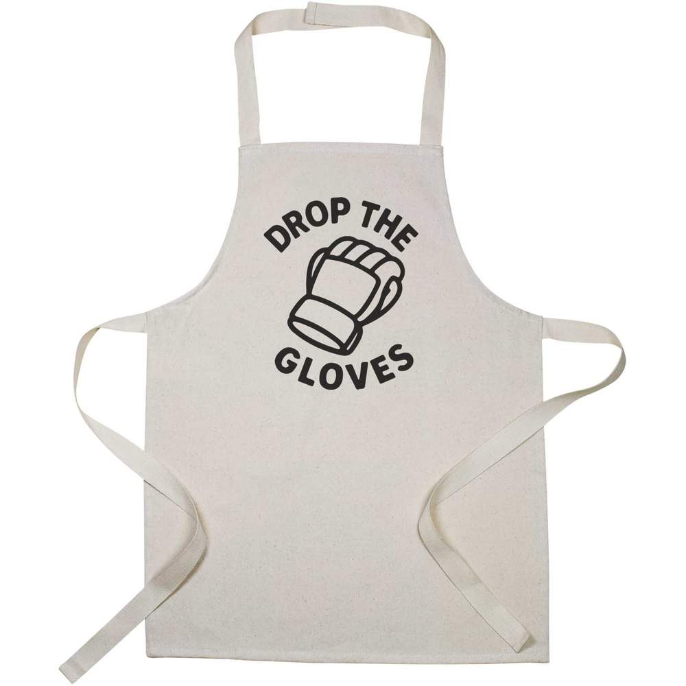 'Contest Sport Emblem' Kids Canvas Cooking Apron - Children's Kitchen Bib for Baking, Crafts and Messy Play (AP00085062)