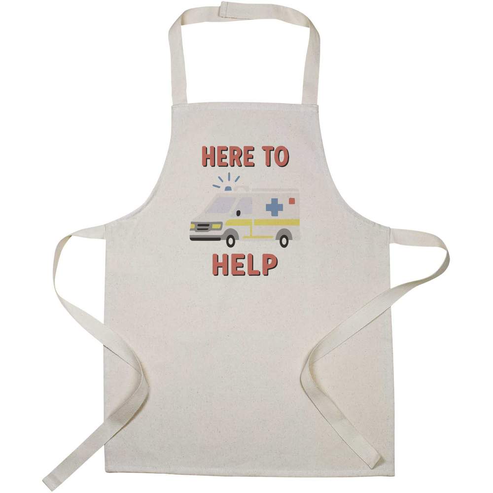 'Here to Help Vehicle' Kid’s Cooking Apron (AP00085326)
