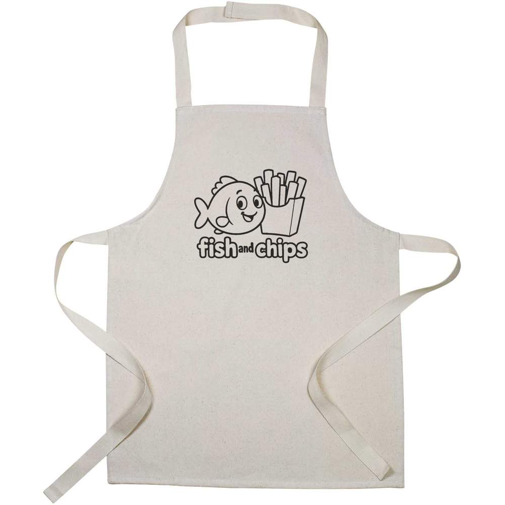 'Cute Fish & Chips' Kid’s Cooking Apron (AP00086025)