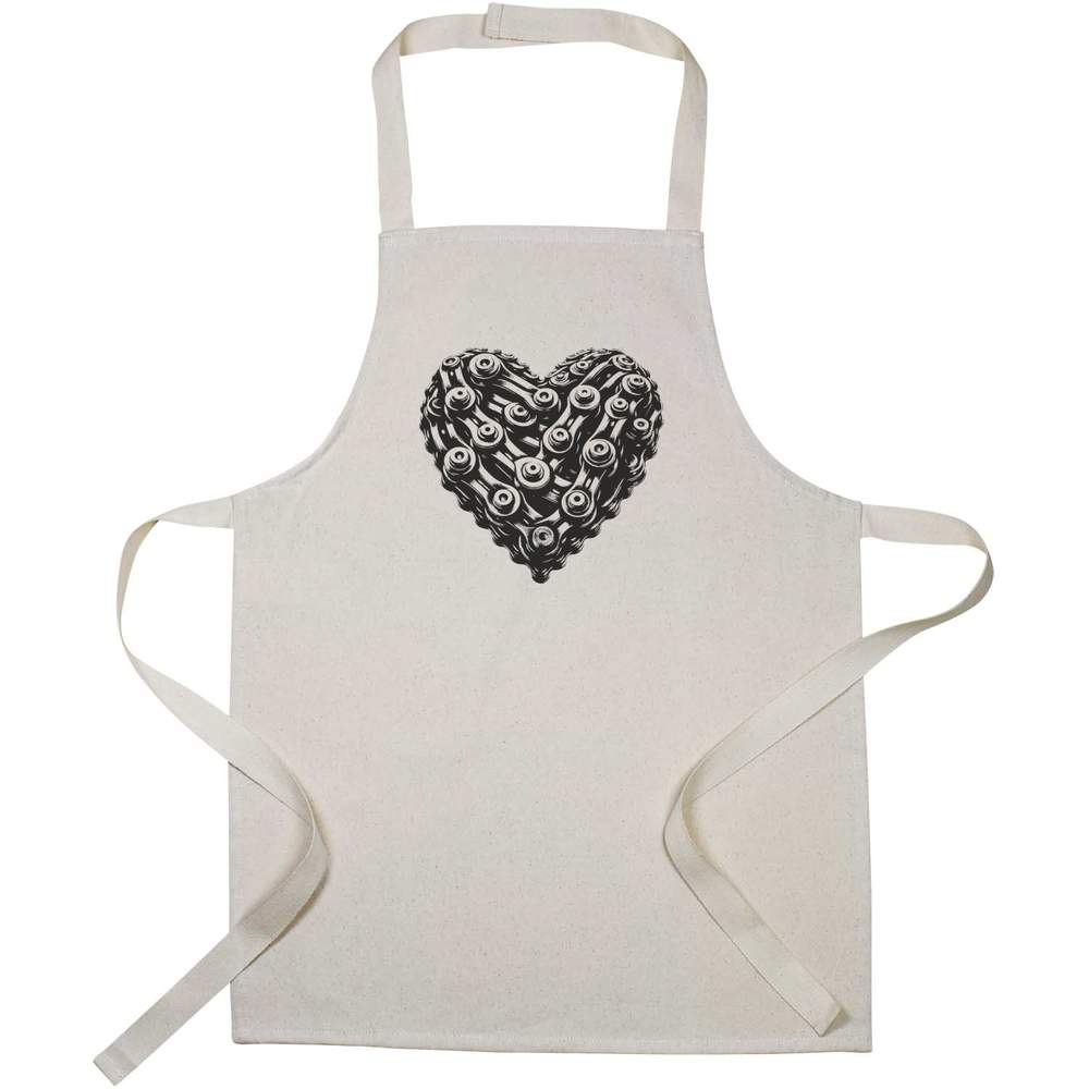 'Bike Chain Heart' Kid’s Cooking Apron (AP00087758)