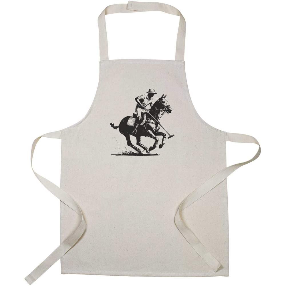 'Polo Player On Horseback' Kid’s Cooking Apron (AP00087836)