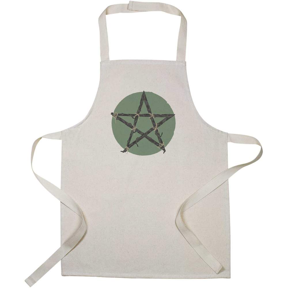 'A Witches Pen tacle' Kids Canvas Cooking Apron - Children's Kitchen Bib for Baking, Crafts and Messy Play (AP00099222)