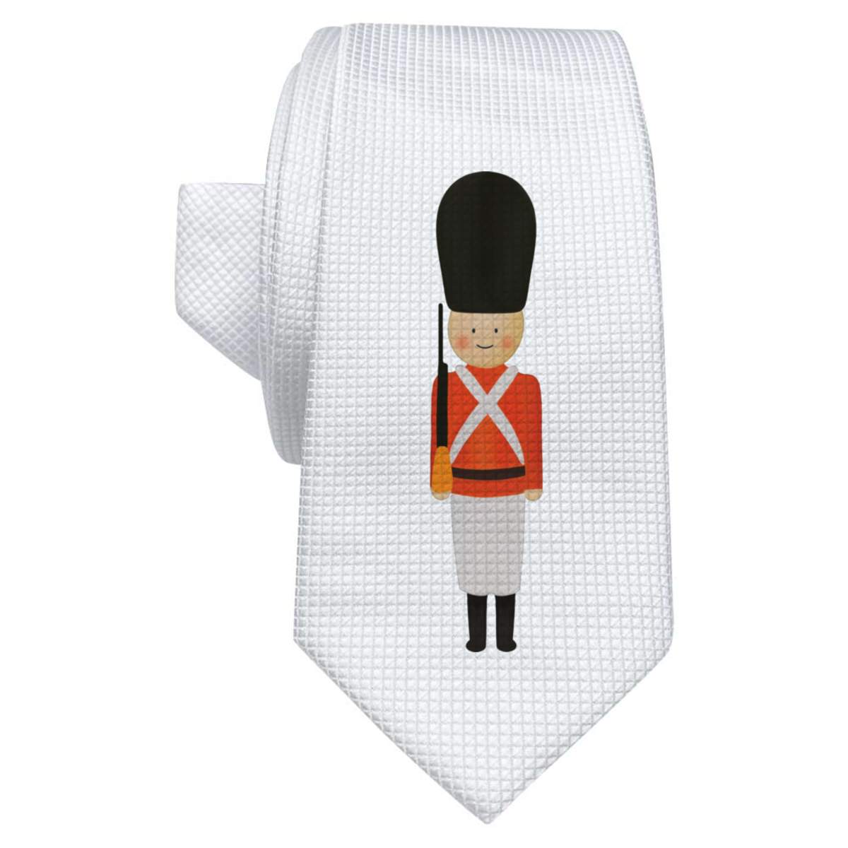 'Toy Soldier' White Tie / Necktie with Gift Box (AT00005768)