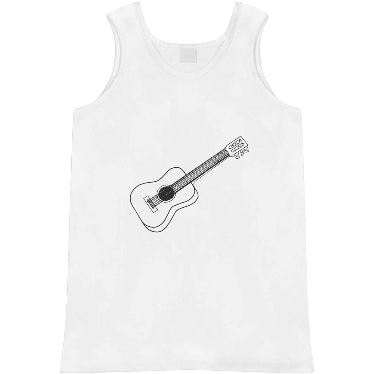 Large 'Classical Guitar' Adult Vest / Tank Top (AV00011459)