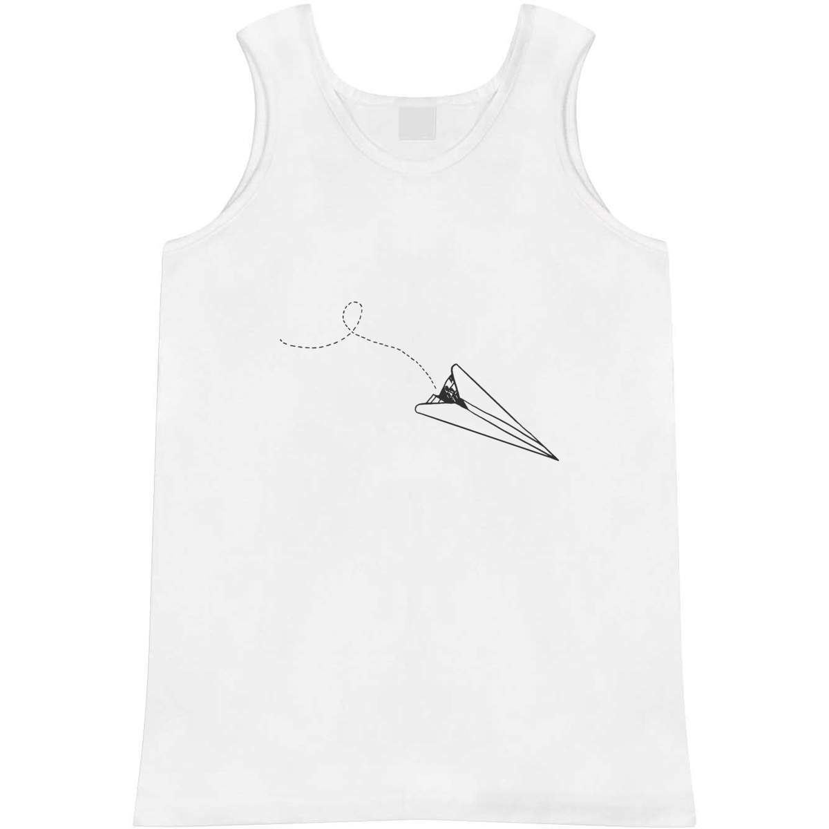Large 'Paper Airplane' Adult Vest / Tank Top (AV00013187)