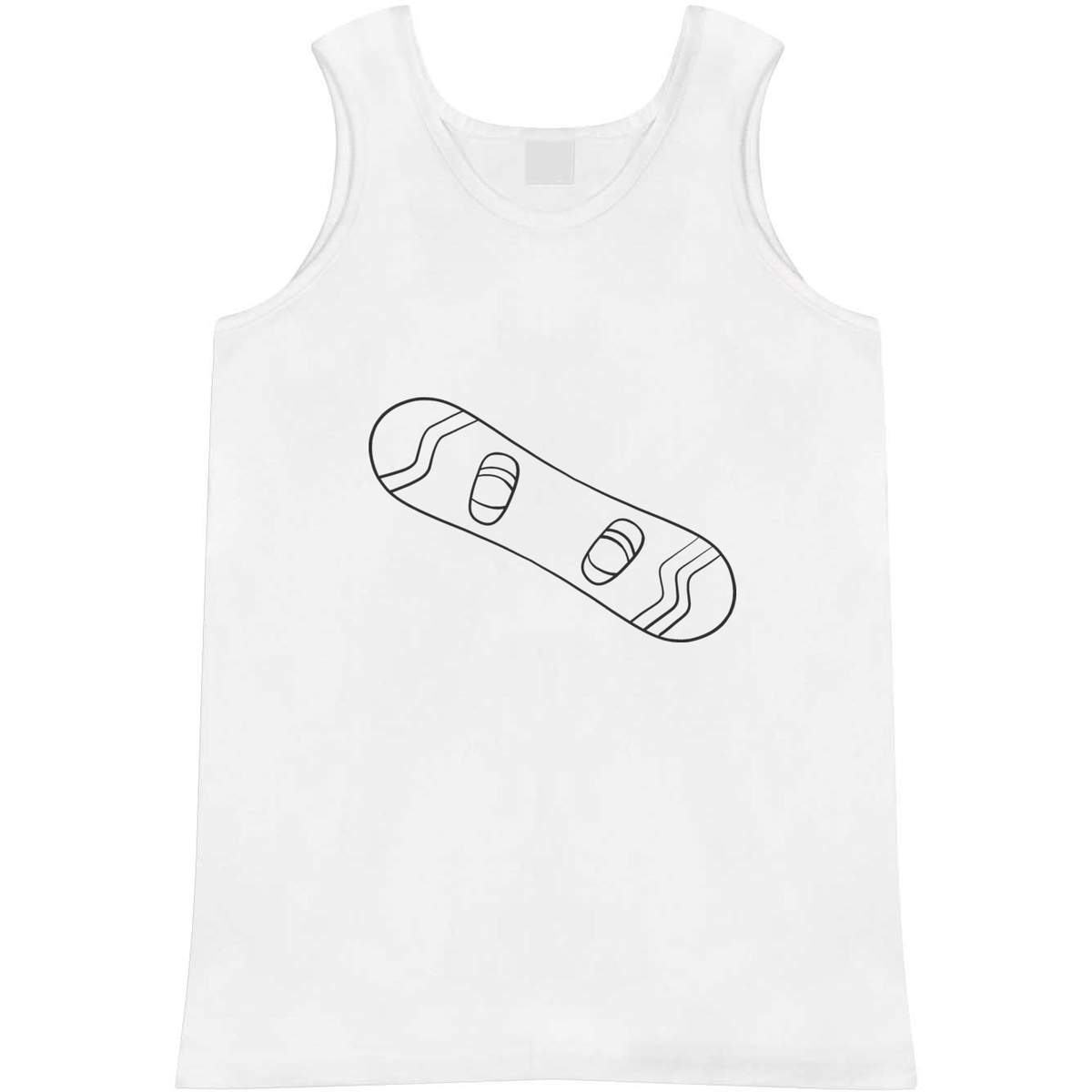Large 'Snowboard' Adult Vest / Tank Top (AV00014559)
