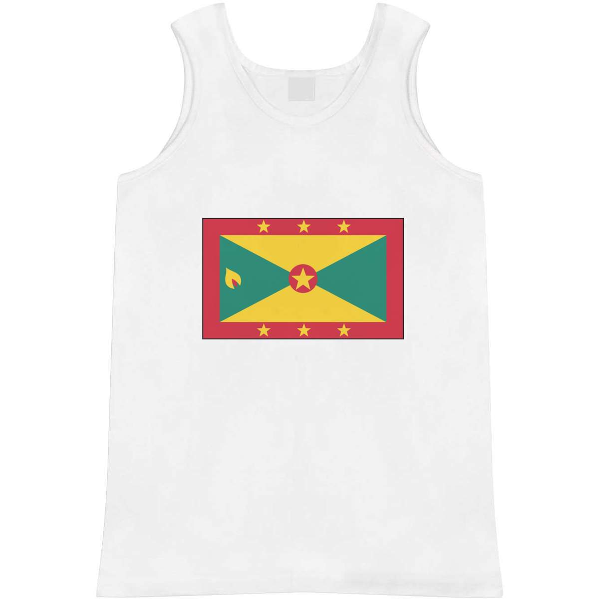 Large 'Grenada Flag' Adult Vest / Tank Top (AV00016255)