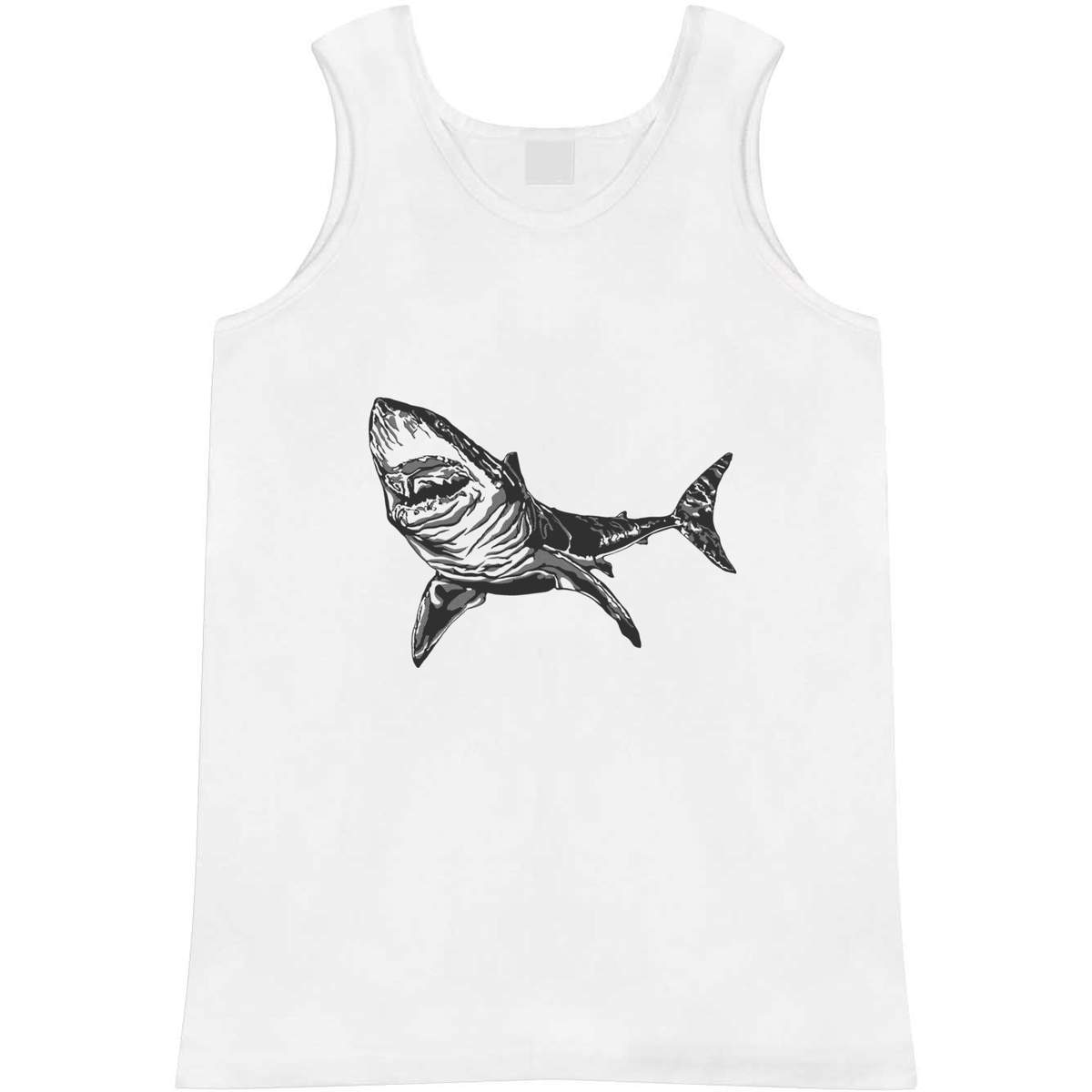 Large 'Great White Shark' Adult Vest / Tank Top (AV00020975)