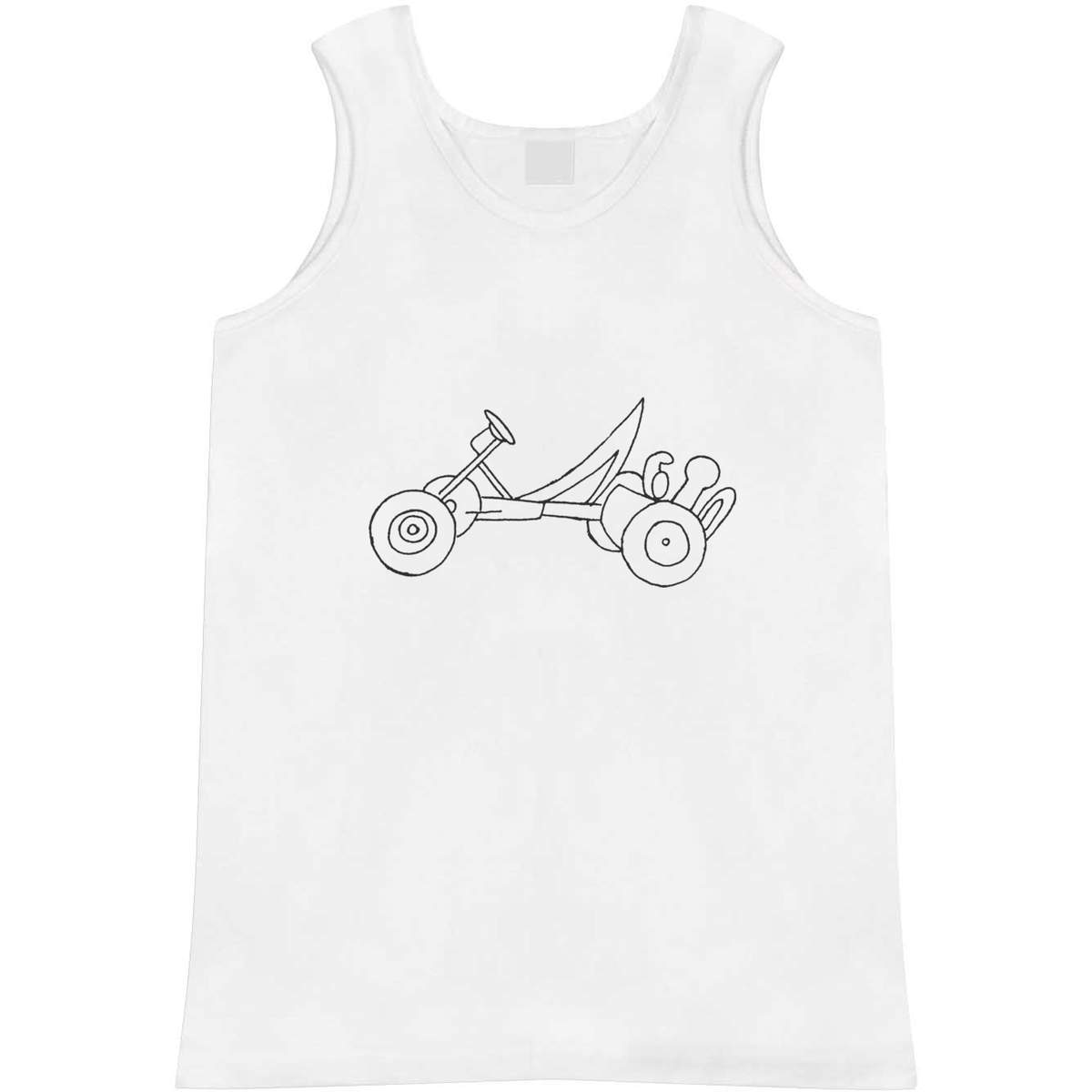 Large 'Go Kart' Adult Vest / Tank Top (AV00027515)