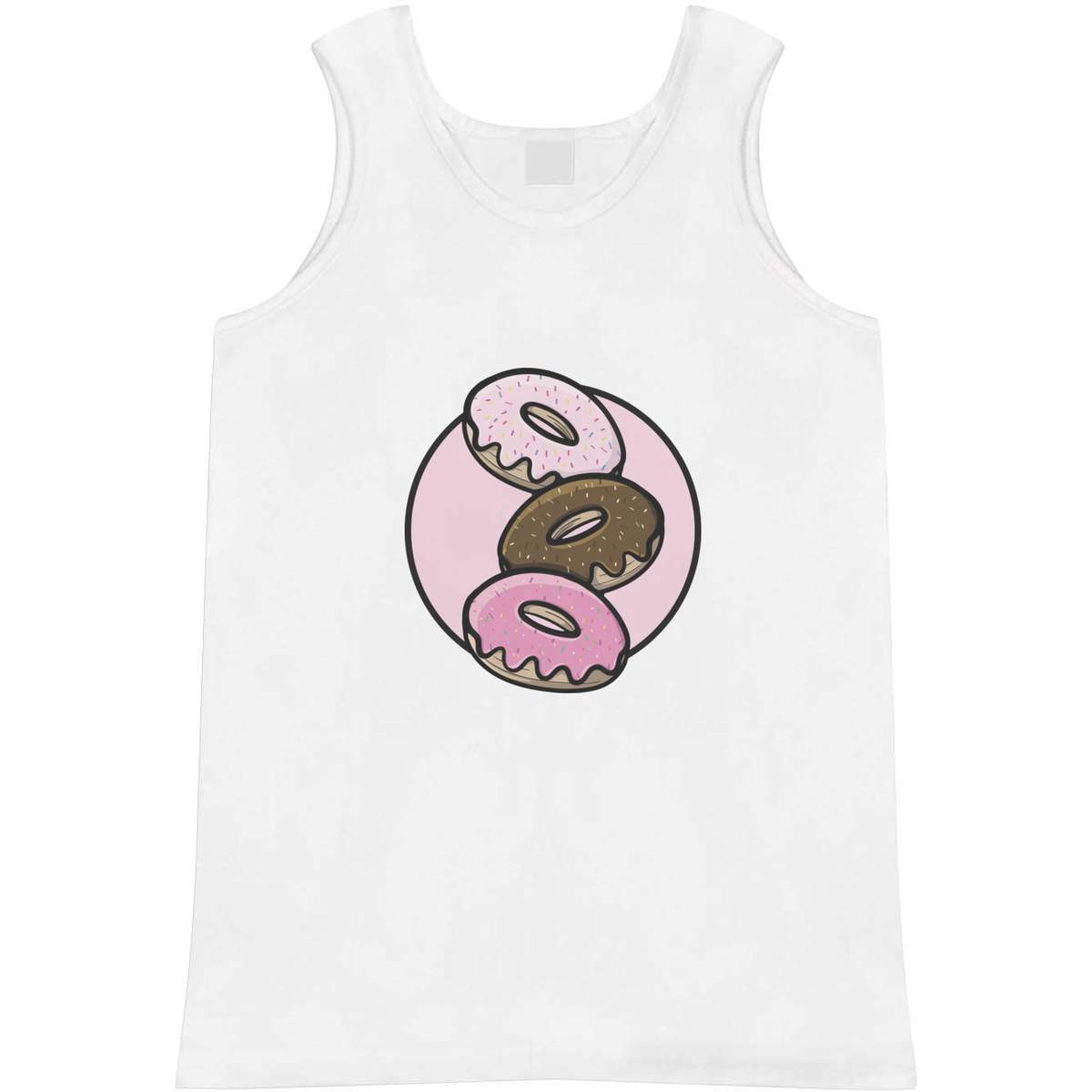 Large 'Doughnuts' Adult Vest / Tank Top (AV00041195)