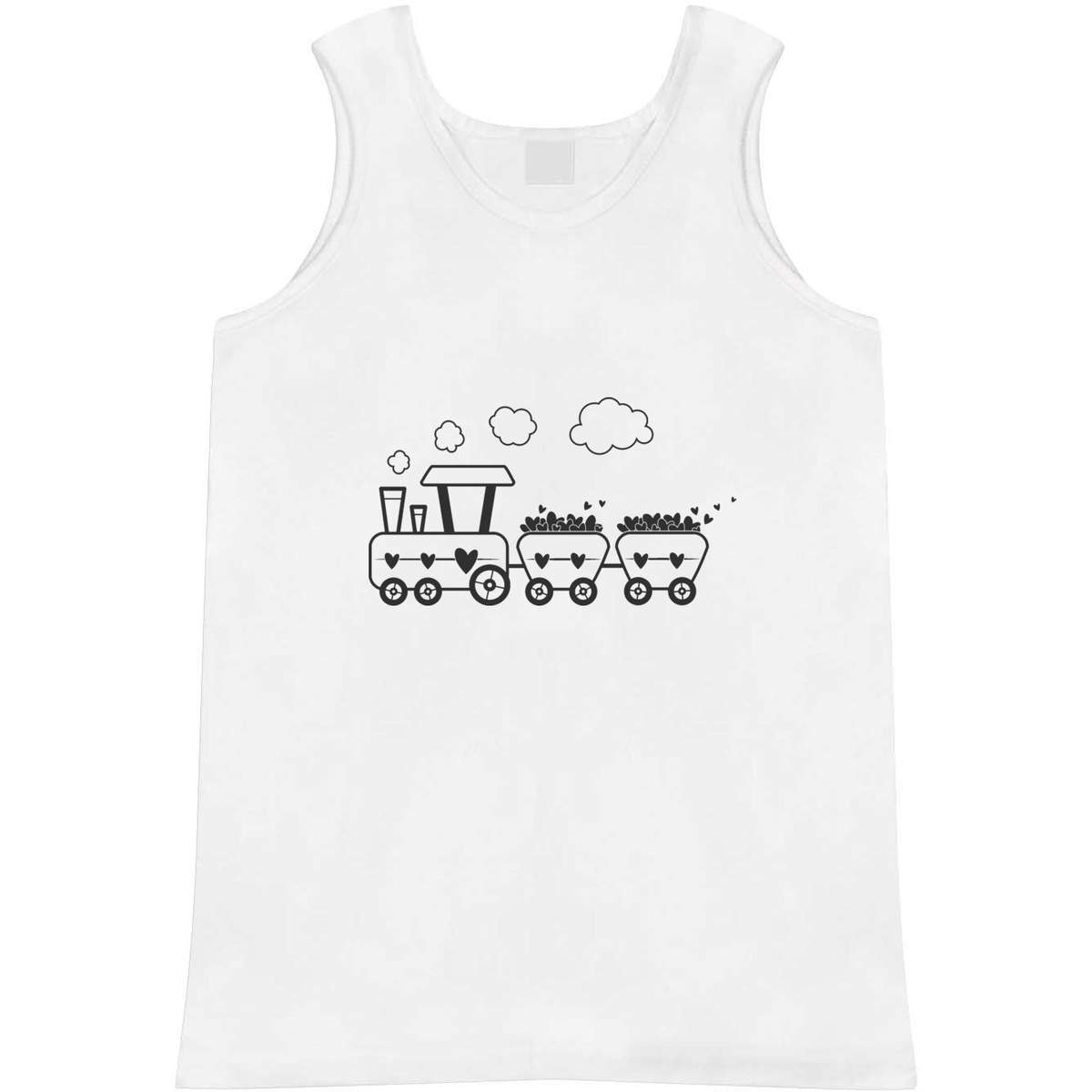 Large 'Love Train' Adult Vest / Tank Top (AV00043991)