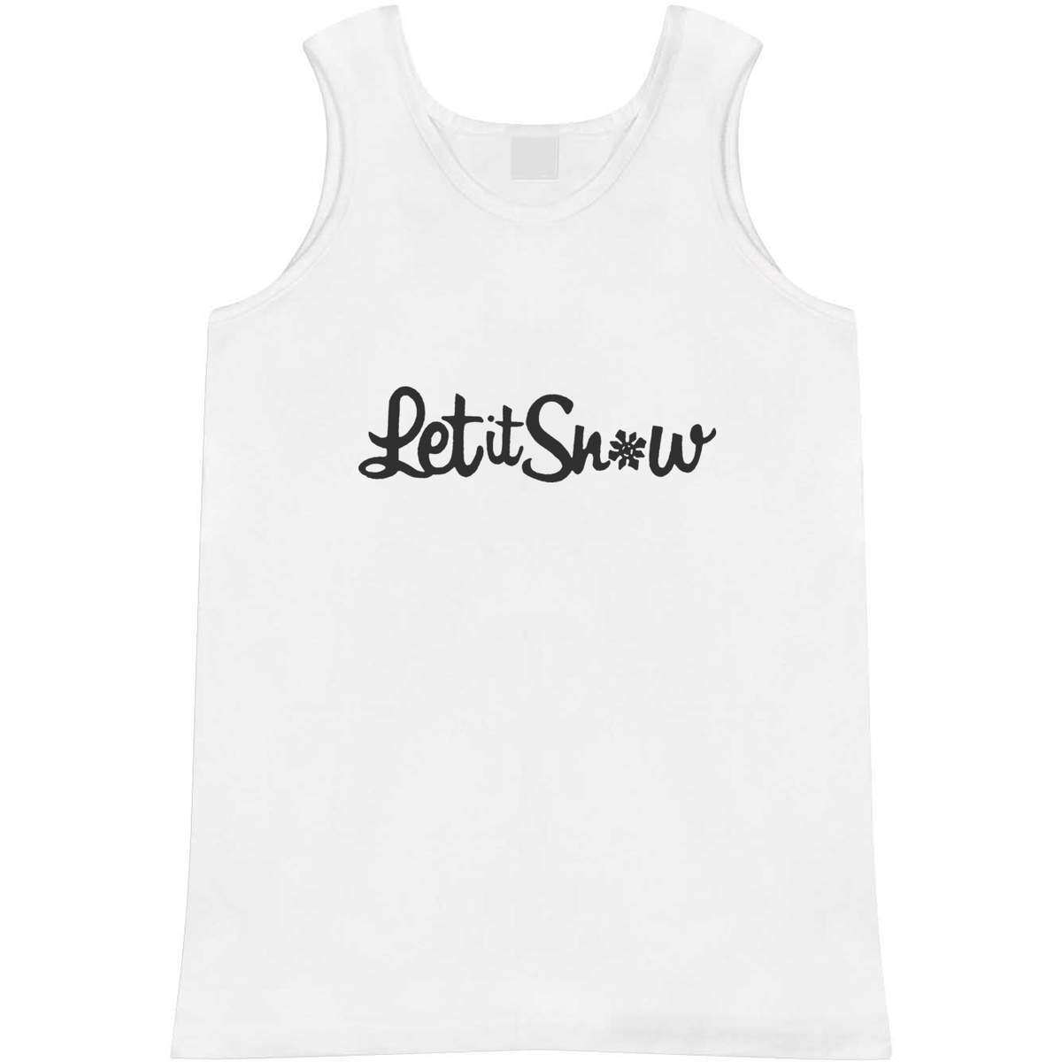 Large 'Let It Snow' Adult Vest / Tank Top (AV00048207)